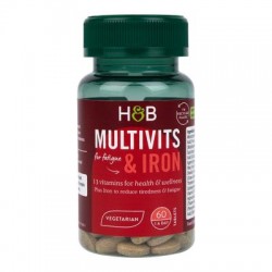 Holland & Barrett Multivits & Iron - 60 Tabs - 60 Servings