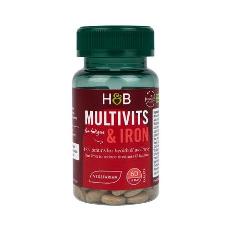 Holland & Barrett Multivits & Iron - 60 Tabs - 60 Servings