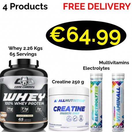 CORE CHAMPS 100% WHEY PROTEIN 2.26 Kgs -66 Servings