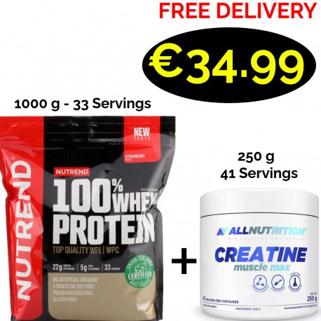  Nutrend 100% Whey Protein 1000g