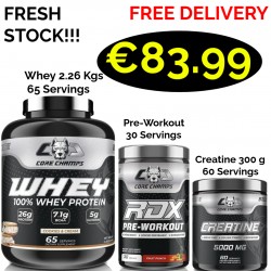 CORE CHAMPS 100% WHEY PROTEIN 2.26 Kgs -66 Servings