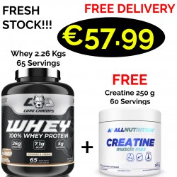 CORE CHAMPS 100% WHEY PROTEIN 2.26 Kgs -66 Servings