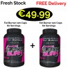 1+1 FRESH STOCK!!! Stacker2 Fat Burner Black Burn 240 Caps