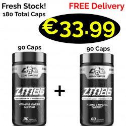 3x CORE CHAMPS ZMA B6 180 Caps - 60 Servings