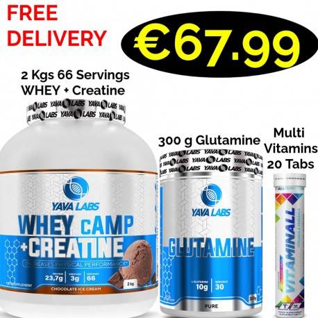 Yava Labs Whey cAMP + Creatine 2000 g 2 - In - 1 - 66 Servings