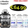 CORE CHAMPS 100% WHEY PROTEIN 2.26 Kgs - 65 Servings + 3 Products