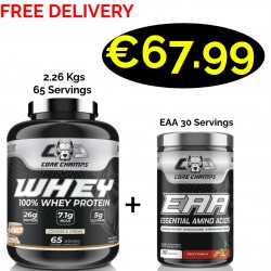 CORE CHAMPS 100% WHEY PROTEIN 2.26 Kgs -66 Servings