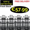 4x CORE CHAMPS CREATINE 5000 Mg 1200 g - 240 Servings