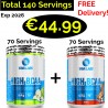 1+1 Fresh Stock!!! Yava Labs High Bcaa 840 g - 140 Servings