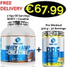 2 in 1 Yava Labs Whey cAMP + Creatine 2000 g 2 - In - 1 - 66 Servings + FREE Pre Workout 300 g -30 Servings