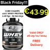 CORE CHAMPS 100% WHEY PROTEIN 2.26 Kgs - 65 Servings