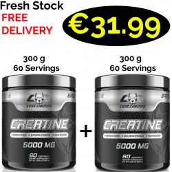 CORE CHAMPS CREATINE 5000 Mg 300 g - 60 Servings