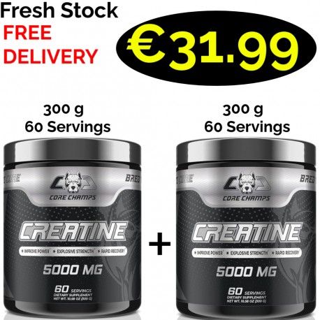 CORE CHAMPS CREATINE 5000 Mg 300 g - 60 Servings