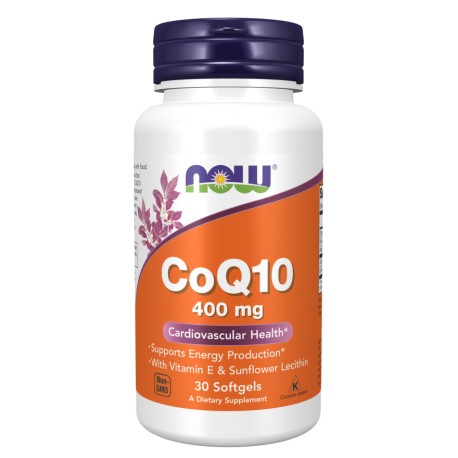 Now CoQ10 30 mg 60 Veg Capsules