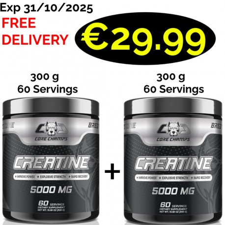 CORE CHAMPS CREATINE 5000 Mg 300 g - 60 Servings