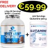 2 in 1 Yava Labs Whey cAMP + Creatine 2000 g 2 - In - 1 - 66 Servings + 500 g Glutamine