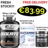 CORE CHAMPS 100% ISOLATE WHEY PROTEIN 2 Kgs - 67 Servings + FREE 500 g Glutamine + Creatine 300 g - 60 Servings