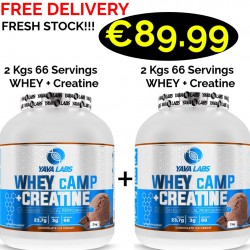 Yava Labs Whey cAMP + Creatine 2000 g 2 - In - 1 - 66 Servings